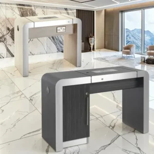 Concorde REM (1) Table de Manucure concorde - table onglerie avec aspirateur intégré - Table de manucure professionnelle - table onglerie professionnelle - mobilier esthétique et onglerie