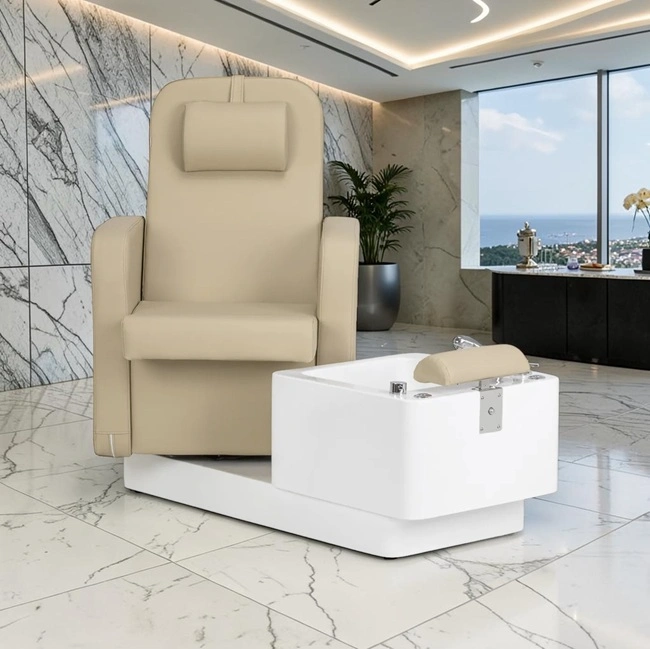 Fauteuil pédicure professionnel - Chaise pédicure SPA - Station pédicure esthétique - Fauteuil pédicure avec bac - Mobilier institut de beauté - Fauteuil SPA pédicure - Équipement pédicure professionnel - Fauteuil esthétique haut de gamme - Bac pédicure intégré - Fauteuil pédicure ergonomique