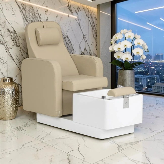 Fauteuil pédicure professionnel - Chaise pédicure SPA - Station pédicure esthétique - Fauteuil pédicure avec bac - Mobilier institut de beauté - Fauteuil SPA pédicure - Équipement pédicure professionnel - Fauteuil esthétique haut de gamme - Bac pédicure intégré - Fauteuil pédicure ergonomique