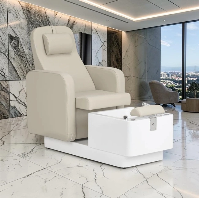 Fauteuil pédicure professionnel - Chaise pédicure SPA - Station pédicure esthétique - Fauteuil pédicure avec bac - Mobilier institut de beauté - Fauteuil SPA pédicure - Équipement pédicure professionnel - Fauteuil esthétique haut de gamme - Bac pédicure intégré - Fauteuil pédicure ergonomique