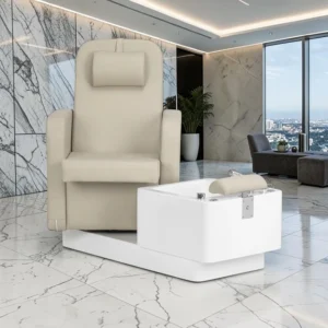 Fauteuil pédicure professionnel - Chaise pédicure SPA - Station pédicure esthétique - Fauteuil pédicure avec bac - Mobilier institut de beauté - Fauteuil SPA pédicure - Équipement pédicure professionnel - Fauteuil esthétique haut de gamme - Bac pédicure intégré - Fauteuil pédicure ergonomique