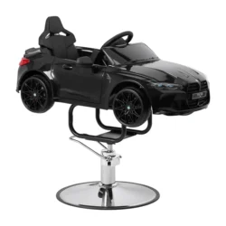 Kids BMW Styling Chair Children's hairdressing chair, children's styling chair, children's hairdressing seat, children's salon chair, fire truck chair, fun hairdressing chair, children's hairdressing furniture, professional children's hairdressing chair, hydraulic children's seat, themed hairdressing chair.