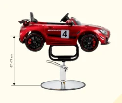 Mercedes-AMG Kids Hairdressing Chair (14) Children's hairdressing chair, children's styling chair, children's hairdressing seat, children's salon chair, fire truck chair, fun hairdressing chair, children's hairdressing furniture, professional children's hairdressing chair, hydraulic children's seat, themed hairdressing chair.
