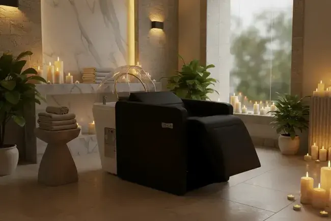 Bac à shampoing massant AUBE - fauteuil Head SPA AUBE - fauteuil Head SPA massant - bac de lavage massant - Mobilier professionnel esthétique spa