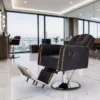 Fauteuil de barbier Holland - Fauteuil barbier vintage - chaise barbier professionnel - massant - mobilier de barbier professionnel - Fauteuil barbier haut de gamme - fauteuil de coiffure pour homme