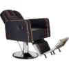 Fauteuil de barbier Holland - Fauteuil barbier vintage - chaise barbier professionnel - massant - mobilier de barbier professionnel - Fauteuil barbier haut de gamme - fauteuil de coiffure pour homme