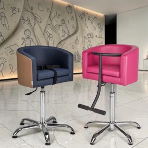 Fauteuil de coiffure enfant - chaise de coiffure enfant - fauteuil de coiffure professionnel - mobilier pour salon de coiffure - meuble pour salon de coiffure - siège de coiffure pour enfant - KID - groupe coiff - mallys - mobicoiff - salon de coiffure