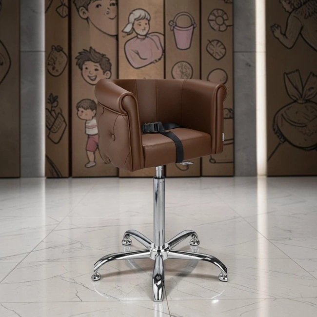 Fauteuil de coiffure enfant - chaise de coiffure enfant - fauteuil de coiffure professionnel - mobilier pour salon de coiffure - meuble pour salon de coiffure - siège de coiffure pour enfant - KID - groupe coiff - mallys - mobicoiff - salon de coiffure
