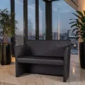 QUADRO 2-Seater Waiting Chair - QUADRO 2-Seater Waiting Room Chair - Waiting Chair for Hair Salon - Professional Hairdressing Furniture - Waiting Room Sofa - Groupe Coiff - Malys - Mobicoiff - Hair Salon