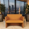 Fauteuil d’attente QUADRO 2 places - Fauteuil salle d’Attente QUADRO 2 Places - fauteuil d'attente pour salon de coiffure - mobilier de coiffure professionnel - canapé salle d'attente - groupe coiff - malys - mobicoiff - salon de coiffure