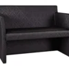 Fauteuil d’attente QUADRO 2 places - Fauteuil salle d’Attente QUADRO 2 Places - fauteuil d'attente pour salon de coiffure - mobilier de coiffure professionnel - canapé salle d'attente - groupe coiff - malys - mobicoiff - salon de coiffure