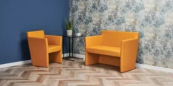Fauteuil d’attente QUADRO 1 place - Fauteuil salle d’Attente QUADRO 1 Place - fauteuil d'attente pour salon de coiffure - mobilier de coiffure professionnel - canapé salle d'attente - groupe coiff - malys - mobicoiff - salon de coiffure