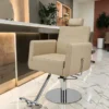 Fauteuil de coiffure RAY - Fauteuil de barbier RAY - fauteuil barbier professionnel - mobilier barbier professionnel - fauteuil de coiffure pour homme - groupe coiff - malys - mobicoiff