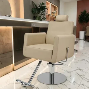 RAY (1) Fauteuil de coiffure RAY - Fauteuil de barbier RAY - fauteuil barbier professionnel - mobilier barbier professionnel - fauteuil de coiffure pour homme - groupe coiff - malys - mobicoiff