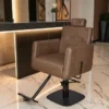 Fauteuil de coiffure RAY - Fauteuil de barbier RAY - fauteuil barbier professionnel - mobilier barbier professionnel - fauteuil de coiffure pour homme - groupe coiff - malys - mobicoiff