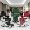 Fauteuil de barbier Royal X - Fauteuil barbier vintage - Fauteuil de coiffure pour homme - Chaise de barbier vintage - Fauteuil barbier professionnel - barbershop - barber - mobicoiff - malys