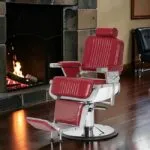Fauteuil de barbier Royal X - Fauteuil barbier vintage - Fauteuil de coiffure pour homme - Chaise de barbier vintage - Fauteuil barbier professionnel - barbershop - barber - mobicoiff - malys