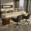 Table de Manucure SAPHIRA - table onglerie avec aspirateur intégré - Table de manucure professionnelle - table onglerie professionnelle - mobilier esthétique et onglerie