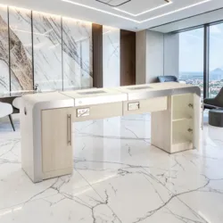 Table de Manucure concorde - table onglerie avec aspirateur intégré - Table de manucure professionnelle - table onglerie professionnelle - mobilier esthétique et onglerie