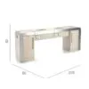 Table de Manucure Concorde 2 Places (7) Table de Manucure concorde - table onglerie avec aspirateur intégré - Table de manucure professionnelle - table onglerie professionnelle - mobilier esthétique et onglerie