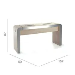 Table de Manucure Concorde 2 Places (8) Table de Manucure concorde - table onglerie avec aspirateur intégré - Table de manucure professionnelle - table onglerie professionnelle - mobilier esthétique et onglerie