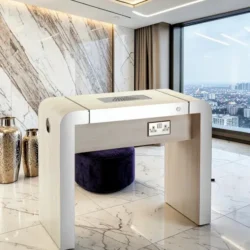Table de Manucure concorde - table onglerie avec aspirateur intégré - Table de manucure professionnelle - table onglerie professionnelle - mobilier esthétique et onglerie