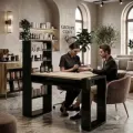 professional manicure table - luxury nail table - high-end aesthetic furniture - professional pedicure furniture - high-end manicure_table - premium nail salon equipment - manicure table_with vacuum - designer nail counter - professional manicure cabinet - hair salon layout