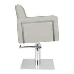 hairdressing chair - professional hairdressing furniture - hairdressing chair - hairdressing seat - ladies' hairdressing chair - hairdressing salon furniture - hydraulic hairdressing chair - square base hairdresser chair - faux leather hairdressing chair - grey designer hairdressing seat