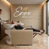 Bac à shampooing professionnel - Bac de lavage coiffure - Meuble pour salon de coiffure - Mobilier de coiffure design - Fauteuil de lavage ergonomique - Mobilier de coiffure haut de gamme - meuble pour salon de coiffure - Bac à shampoing doré et noir - Équipement de coiffure professionnel