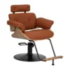 fauteuil de coiffure - mobilier de coiffure professionnel - chaise de coiffure - siège de coiffure - fauteuil de coiffure pour femme - meubles pour salon de coiffure - fauteuil de coiffure hydraulique - fauteuil coiffeur base carrée - fauteuil de coiffure éco-cuir - siège de coiffure design gris