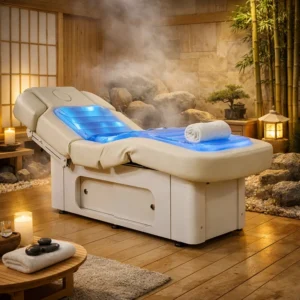 NEO (1) table de spa électrique - table de massage à eau - lit de spa professionnel - mobilier esthétique haut de gamme - table de soin chauffante - table de spa motorisée - lit de massage hydraulique - table de spa avec chromothérapie - mobilier spa premium - table de massage professionnelle