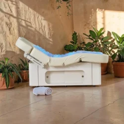 NEO (7) electric spa table - water massage table - professional spa bed - high-end aesthetic furniture - heated treatment table - motorized spa table - hydraulic massage bed - spa table with chromotherapy - premium spa furniture - professional massage table