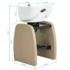 bac à shampoing portable - bac de lavage portable - bac de lavage pour salon de coiffure - mobilier de coiffure professionnel - bac à shampoing autonome - bac de lavage avec cuve céramique - bac à shampoing inclinement réglable - bac de coiffure gain de place - station de lavage autoportante - équipement coiffeur à domicile - bac à shampoing gainé simili-cuir - lave-tête coiffure mobile - bac à laver les cheveux - bac à shampoing sur pied - cuve de lavage coiffure - mobilier onglerie professionnelle - table de manucure professionnelle 2 places - table de manucure avec aspirateur intégré - enseigne lumineuse barbier - signalétique barber shop