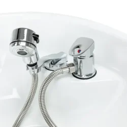 OMEGA Aqualina Beige (15) portable shampoo bowl - portable wash basin - hair salon wash basin - professional hairdressing furniture - freestanding shampoo bowl - ceramic basin wash station - adjustable tilt shampoo bowl - space-saving hairdressing basin - self-standing wash station - at-home hairdresser equipment - faux leather upholstered shampoo bowl - mobile hairdressing wash unit - hair washing basin - floor-standing shampoo bowl - hairdressing wash tub - professional nail salon furniture - 2-person professional manicure table - manicure table with integrated vacuum - barber illuminated sign - barber shop signage