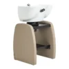 OMEGA Aqualina Beige (2) portable shampoo bowl - portable wash basin - hair salon wash basin - professional hairdressing furniture - freestanding shampoo bowl - ceramic basin wash station - adjustable tilt shampoo bowl - space-saving hairdressing basin - self-standing wash station - at-home hairdresser equipment - faux leather upholstered shampoo bowl - mobile hairdressing wash unit - hair washing basin - floor-standing shampoo bowl - hairdressing wash tub - professional nail salon furniture - 2-person professional manicure table - manicure table with integrated vacuum - barber illuminated sign - barber shop signage
