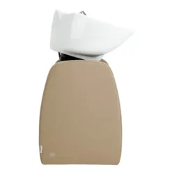 OMEGA Aqualina Beige (3) portable shampoo bowl - portable wash basin - hair salon wash basin - professional hairdressing furniture - freestanding shampoo bowl - ceramic basin wash station - adjustable tilt shampoo bowl - space-saving hairdressing basin - self-standing wash station - at-home hairdresser equipment - faux leather upholstered shampoo bowl - mobile hairdressing wash unit - hair washing basin - floor-standing shampoo bowl - hairdressing wash tub - professional nail salon furniture - 2-person professional manicure table - manicure table with integrated vacuum - barber illuminated sign - barber shop signage