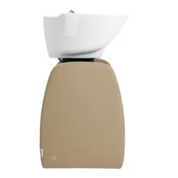 OMEGA Aqualina Beige (4) portable shampoo bowl - portable wash basin - hair salon wash basin - professional hairdressing furniture - freestanding shampoo bowl - ceramic basin wash station - adjustable tilt shampoo bowl - space-saving hairdressing basin - self-standing wash station - at-home hairdresser equipment - faux leather upholstered shampoo bowl - mobile hairdressing wash unit - hair washing basin - floor-standing shampoo bowl - hairdressing wash tub - professional nail salon furniture - 2-person professional manicure table - manicure table with integrated vacuum - barber illuminated sign - barber shop signage