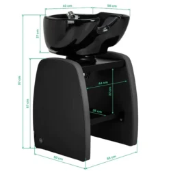 OMEGA Aqualina Black (18) OMEGA Aqualina Shampoo Bowl