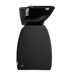 OMEGA Aqualina Black (4) portable shampoo bowl - portable wash basin - hair salon wash basin - professional hairdressing furniture - freestanding shampoo bowl - ceramic basin wash station - adjustable tilt shampoo bowl - space-saving hairdressing basin - self-standing wash station - at-home hairdresser equipment - faux leather upholstered shampoo bowl - mobile hairdressing wash unit - hair washing basin - floor-standing shampoo bowl - hairdressing wash tub - professional nail salon furniture - 2-person professional manicure table - manicure table with integrated vacuum - barber illuminated sign - barber shop signage