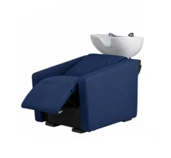 Ollo Relax Spa (15) Bac à shampooing professionnel - Bac de lavage coiffure - Meuble pour salon de coiffure - Mobilier de coiffure design - Fauteuil de lavage ergonomique - Mobilier de coiffure haut de gamme - meuble pour salon de coiffure - Bac à shampoing doré et noir - Équipement de coiffure professionnel