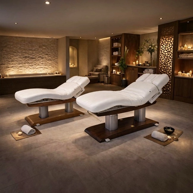 Table de massage électrique – Table de Spa professionnelle – Mobilier esthétique haut de gamme – Lit de soin ergonomique – Table de massage à eau – Mobilier bien‑être premium – Table Spa 4 moteurs – Équipement institut beauté – Table de soin design – Table de massage confort absolu