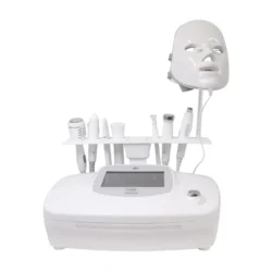 professional facial treatment - multifunction beauty device - 8-in-1 beauty technology - facial ultrasound - oxygen RF - ultrasonic peeling - facial exfoliation - exfoliating brush - facial vacuum - ionic spray - 7-color LED mask - facial cryotherapy - anti-aging treatment - skin firming - deep hydration - deep cleansing - high-end beauty device - beauty salon - professional facial equipment