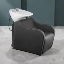 BRISAL POWER+ (2) Professional shampoo basin - hairdressing chair wash - ergonomic hairdressing basin - electric reclining salon chair - electric footrest - tilting ceramic basin - comfort wash chair - hairdressing salon furniture - high-end shampoo seat - modern beauty basin - high-quality PVC chair - premium hairdressing equipment - robust wash basin - relaxing shampoo chair - designer hairdressing furniture