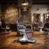 Fauteuil de barbier - fauteuil de coiffure pour homme - chaise barbier - mobiliers de barbier - mobilier de coiffure professionnel - fauteuil de coiffure - siège de coiffure - meubles pour salon de coiffure - mobilier pour salon de coiffure - chaise pour salon de coiffure