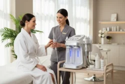 6-in-1 AQUAPEEL Hydrafacial Machine Professional Hydrafacial Device - Hydrodermabrasion Machine - 6-in-1 Aesthetic Equipment - Ultrasonic Peeling - Facial Ultrasound - Oxygenated Facial Treatment - Cosmetic Cold Hammer - Bio-Stimulation Device - Aquapeel Technology - Professional Facial Treatment Device