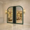 Miroir de Coiffure LUMIRA Double (10) miroir de coiffure - mobilier de coiffure professionnel - poste de coiffage haut de gamme_ - équipement salon de coiffure - miroir coiffure led - coiffeuse double salon_ - matériel de coiffure luxe - agencement salon de coiffure - station de coiffage rétroéclairée
