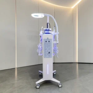 16-in-1 Multifunction Excellens (1) Multi-function aesthetic device - 16-in-1 beauty machine - Professional facial care - Facial radiofrequency - Aesthetic ultrasound - Galvanic therapy - High-frequency facial - Ultrasonic peeling - Facial cleansing brush - Impurity extraction - Aesthetic cryotherapy - Ozone steamer - Wood's lamp diagnostic - LED microneedling - Cell regeneration - Anti-aging care - Collagen stimulation - Beauty institute - Professional equipment - Advanced beauty technology