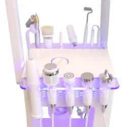 Excellens 16-in-1 Multicooker (8) Multi-function aesthetic device - 16-in-1 beauty machine - Professional facial care - Facial radiofrequency - Aesthetic ultrasound - Galvanic therapy - High-frequency facial - Ultrasonic peeling - Facial cleansing brush - Impurity extraction - Aesthetic cryotherapy - Ozone steamer - Wood's lamp diagnostic - LED microneedling - Cell regeneration - Anti-aging care - Collagen stimulation - Beauty institute - Professional equipment - Advanced beauty technology