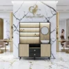 laboratoire de coiffure - mobilier de coiffure professionnel - meuble vasque salon - poste technique coiffure - meuble laboratoire coiffure - station de préparation coloration - meuble rangement salon de coiffure - équipement salon de coiffure - agencement salon de coiffure - meuble de service coiffure