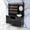 laboratoire de coiffure - mobilier de coiffure professionnel - meuble vasque salon - poste technique coiffure - meuble laboratoire coiffure - station de préparation coloration - meuble rangement salon de coiffure - équipement salon de coiffure - agencement salon de coiffure - meuble de service coiffure